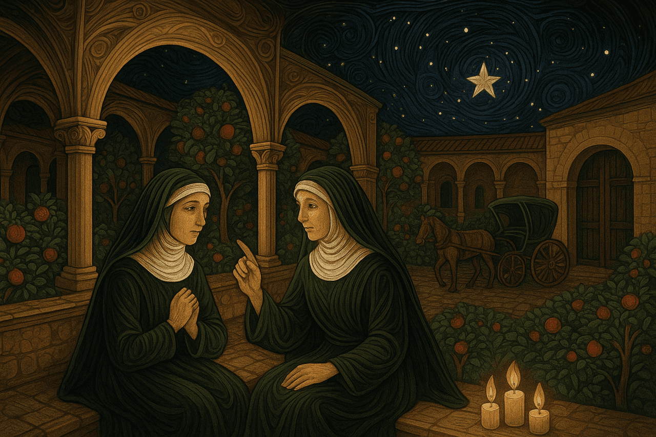 Ilustracion de Al convento