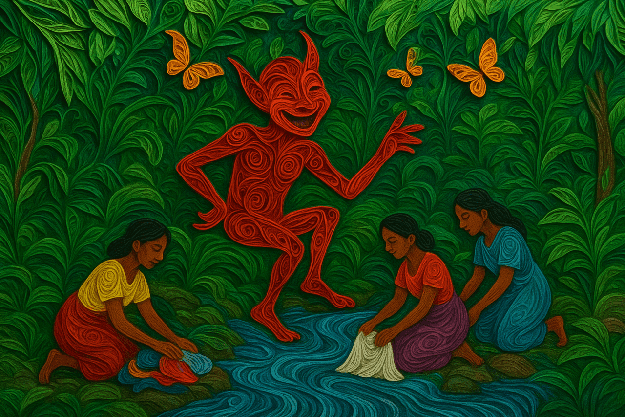 Ilustracion de Al duende