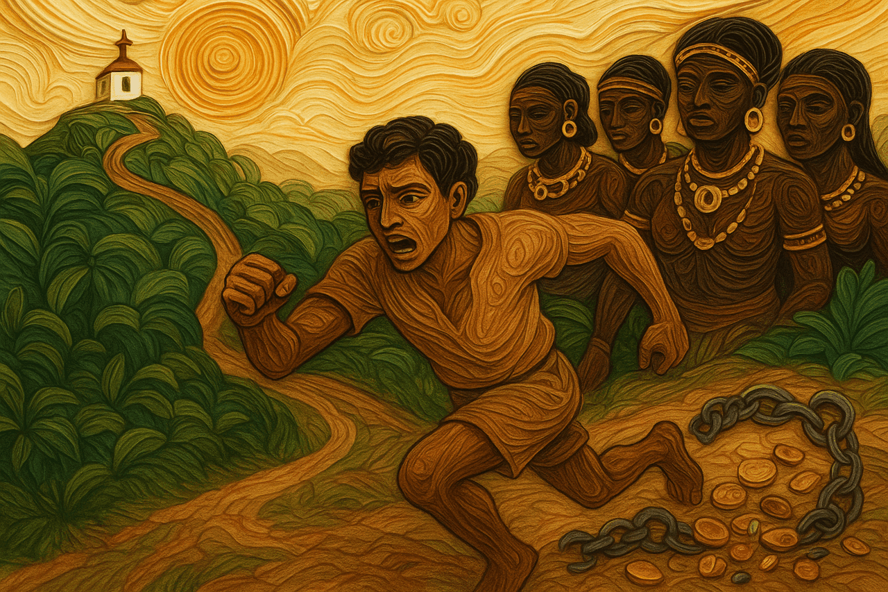 Ilustracion de Celos de esclavo