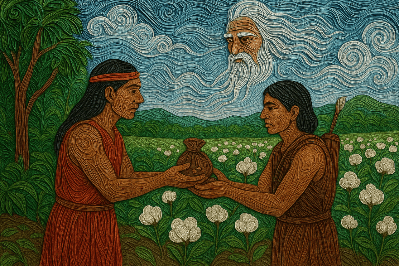 Ilustracion de El algodón