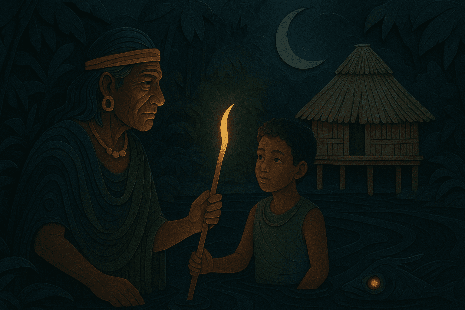 Ilustracion de El Bastón de Sueño