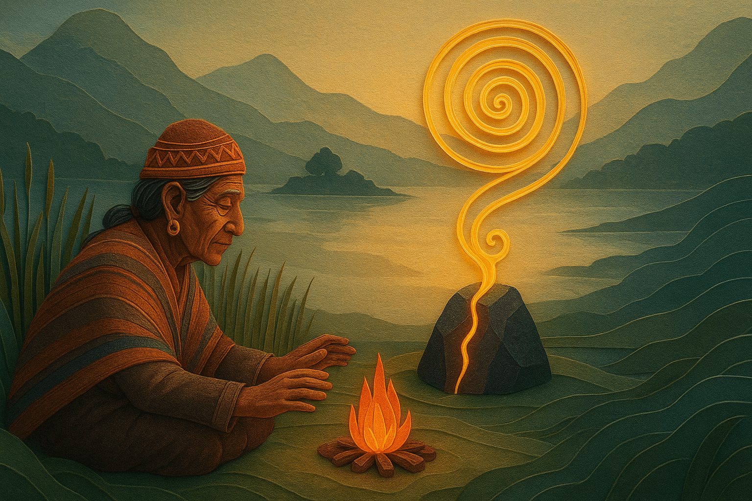 Ilustracion de El llamado de Inti