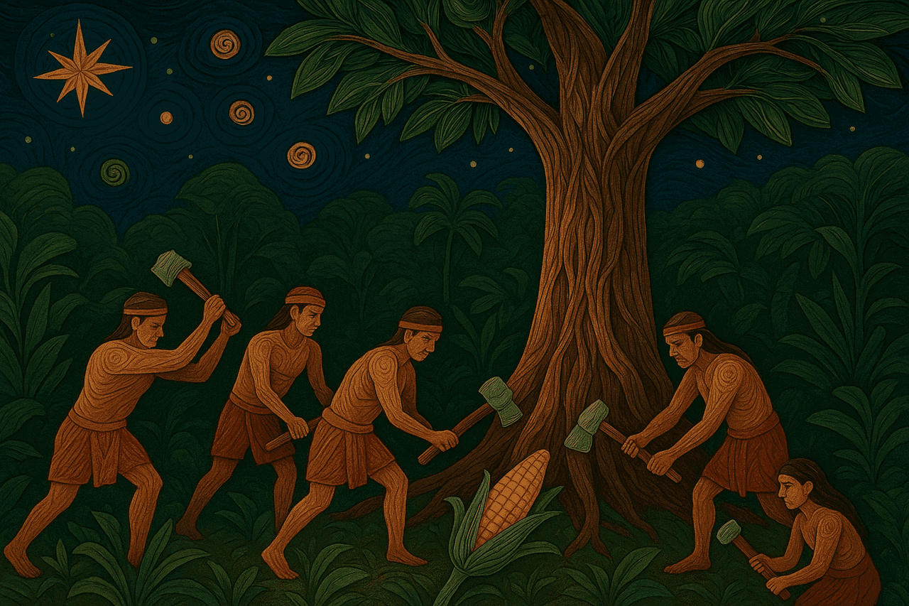 Ilustracion de El maíz