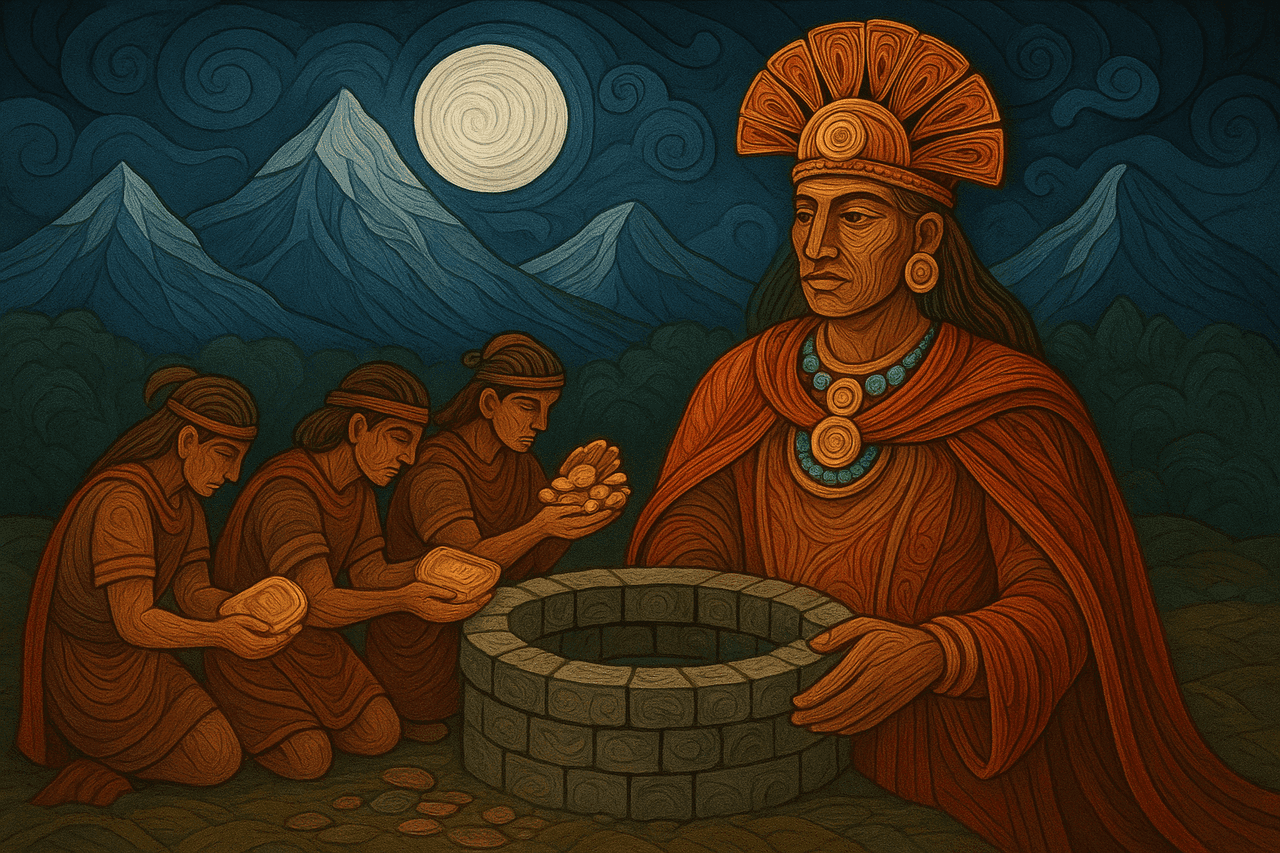 Ilustracion de El pozo de Hunzahua