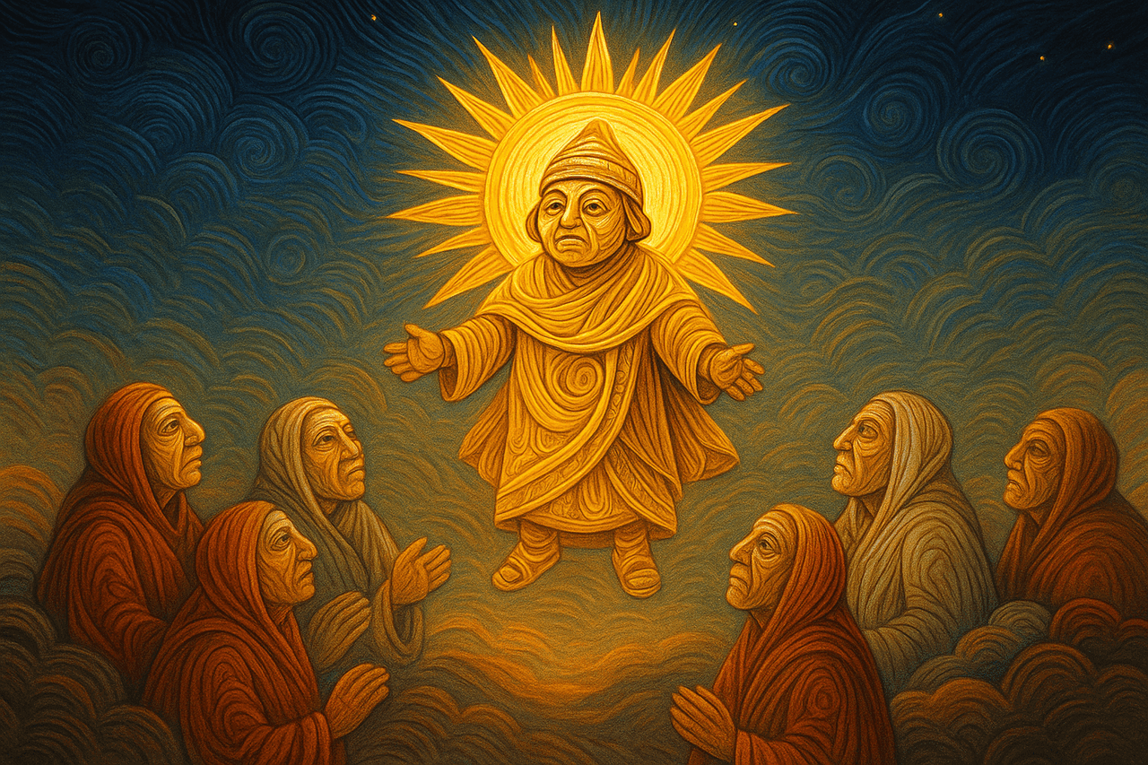 Ilustracion de El sol - Mama