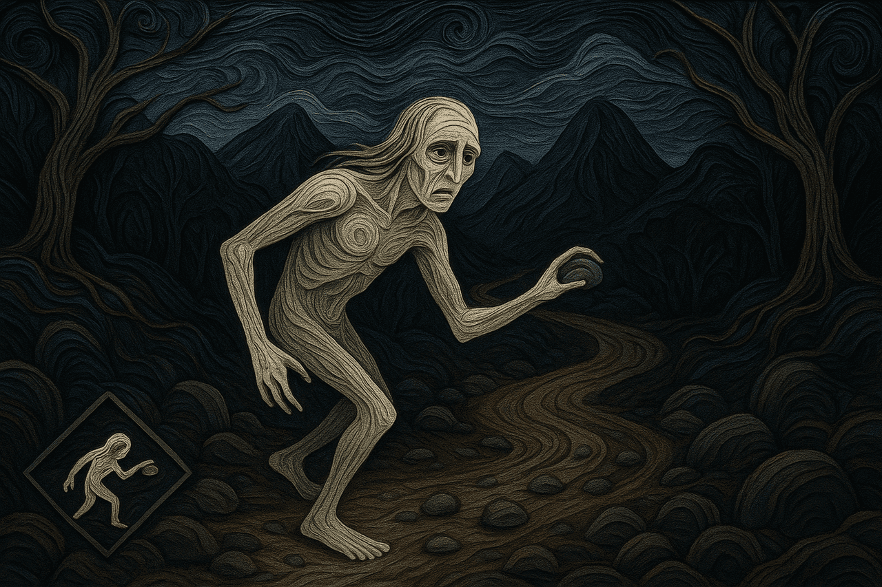 Ilustracion de El tirapiedra