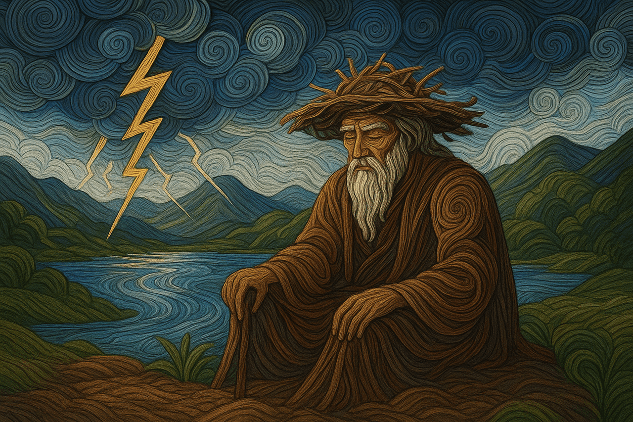 Ilustración de El trueno