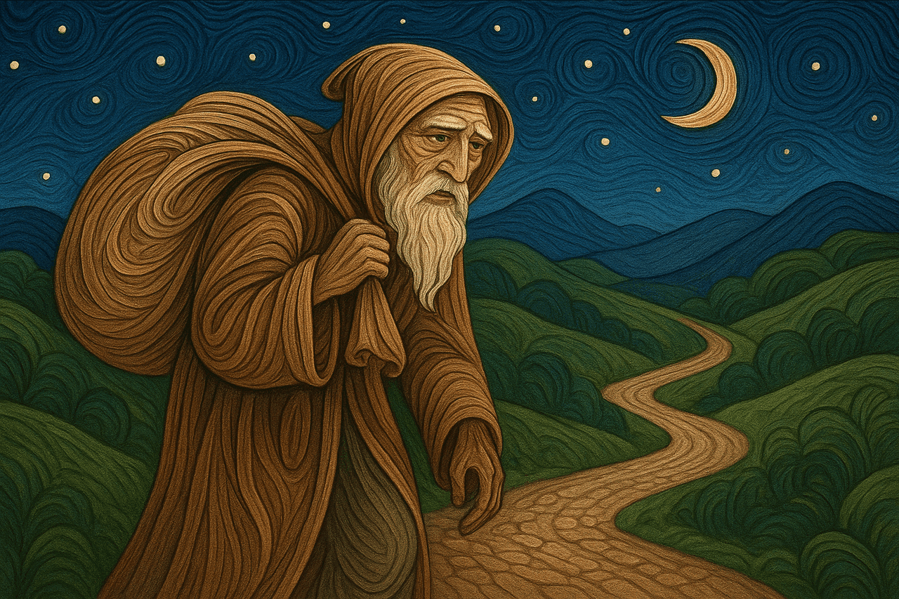 Ilustracion de El viejo del costal