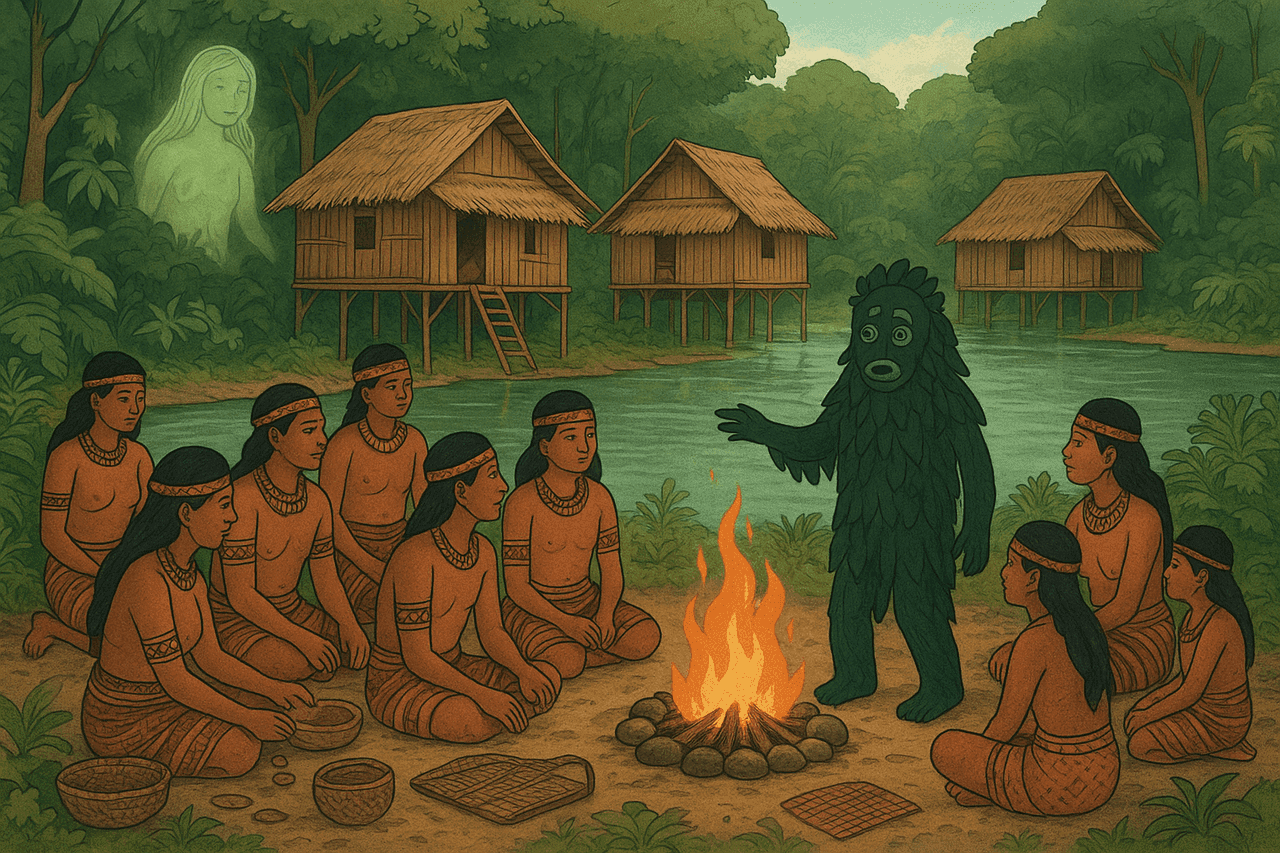 Ilustracion de la comunidad Embera