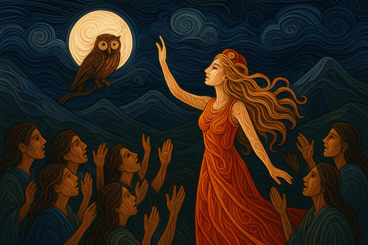 Ilustracion de Huitaca