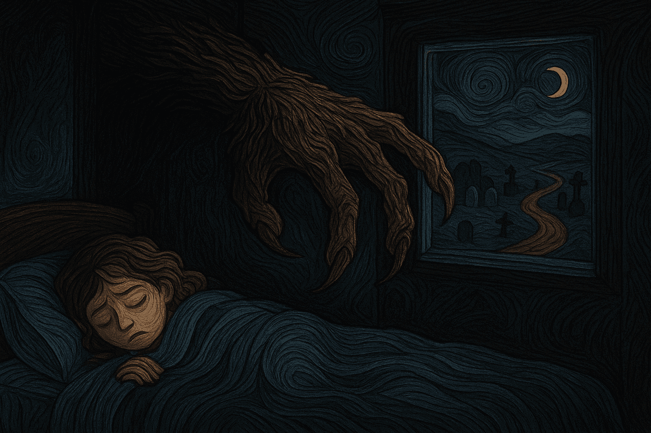 Ilustracion de La mano peluda