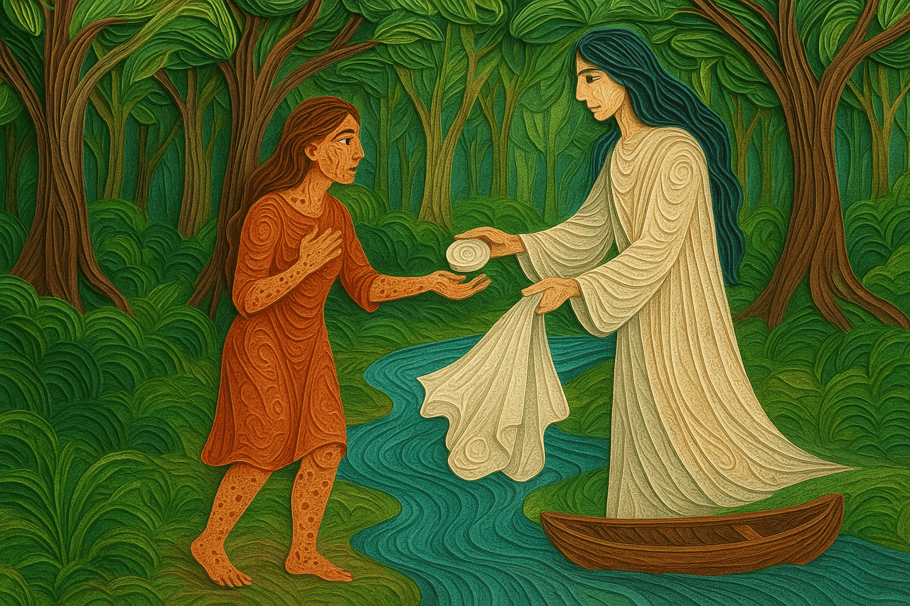 Ilustracion de La mujer sarnosa