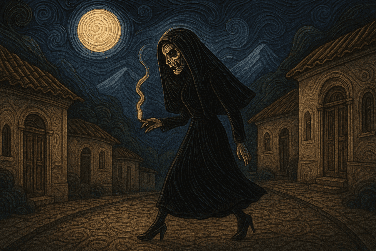 Ilustracion de La viudita