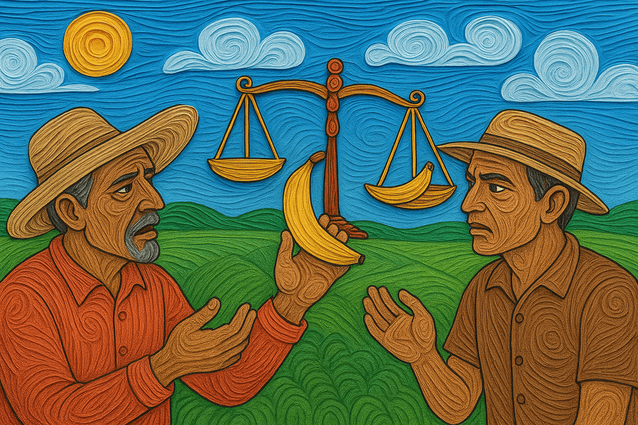 Ilustracion de Lo justo y lo legal