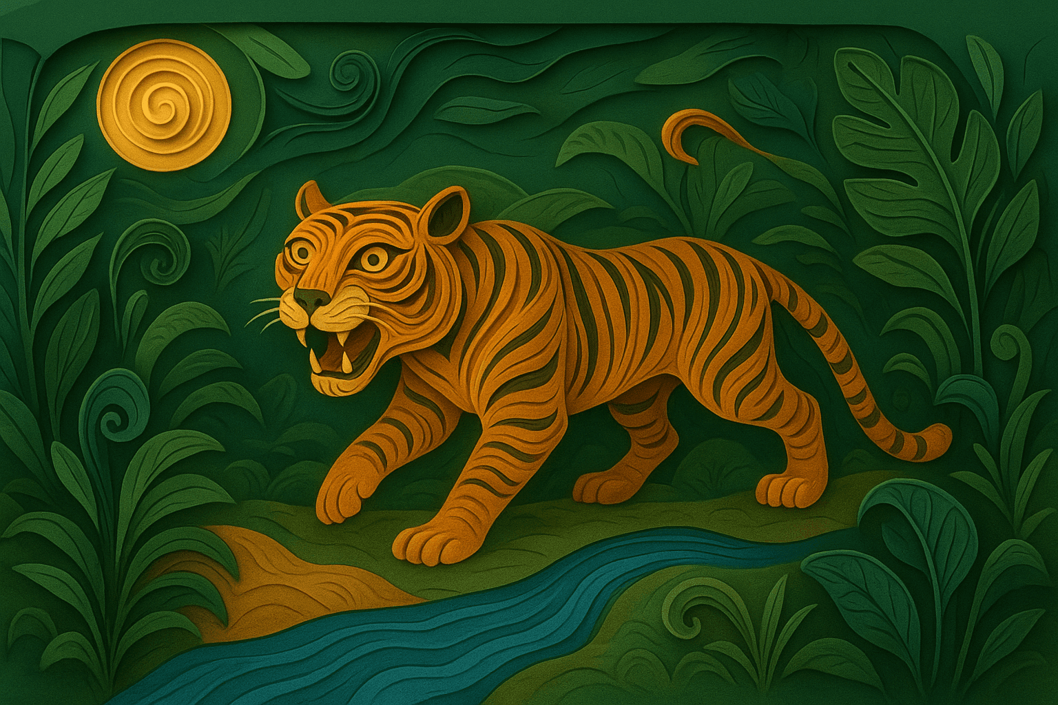 Ilustracion de la categoria tigre