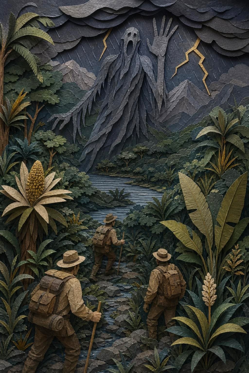 El Gritón: segunda escena del relato