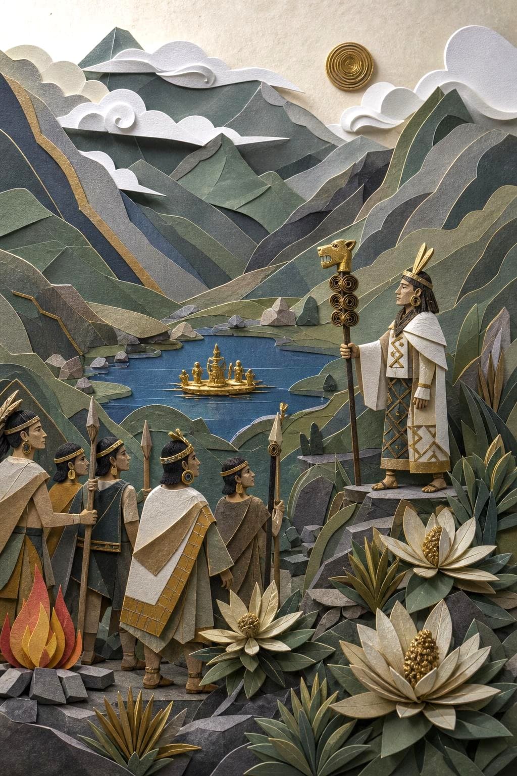La herencia de Tausa: segunda escena del relato