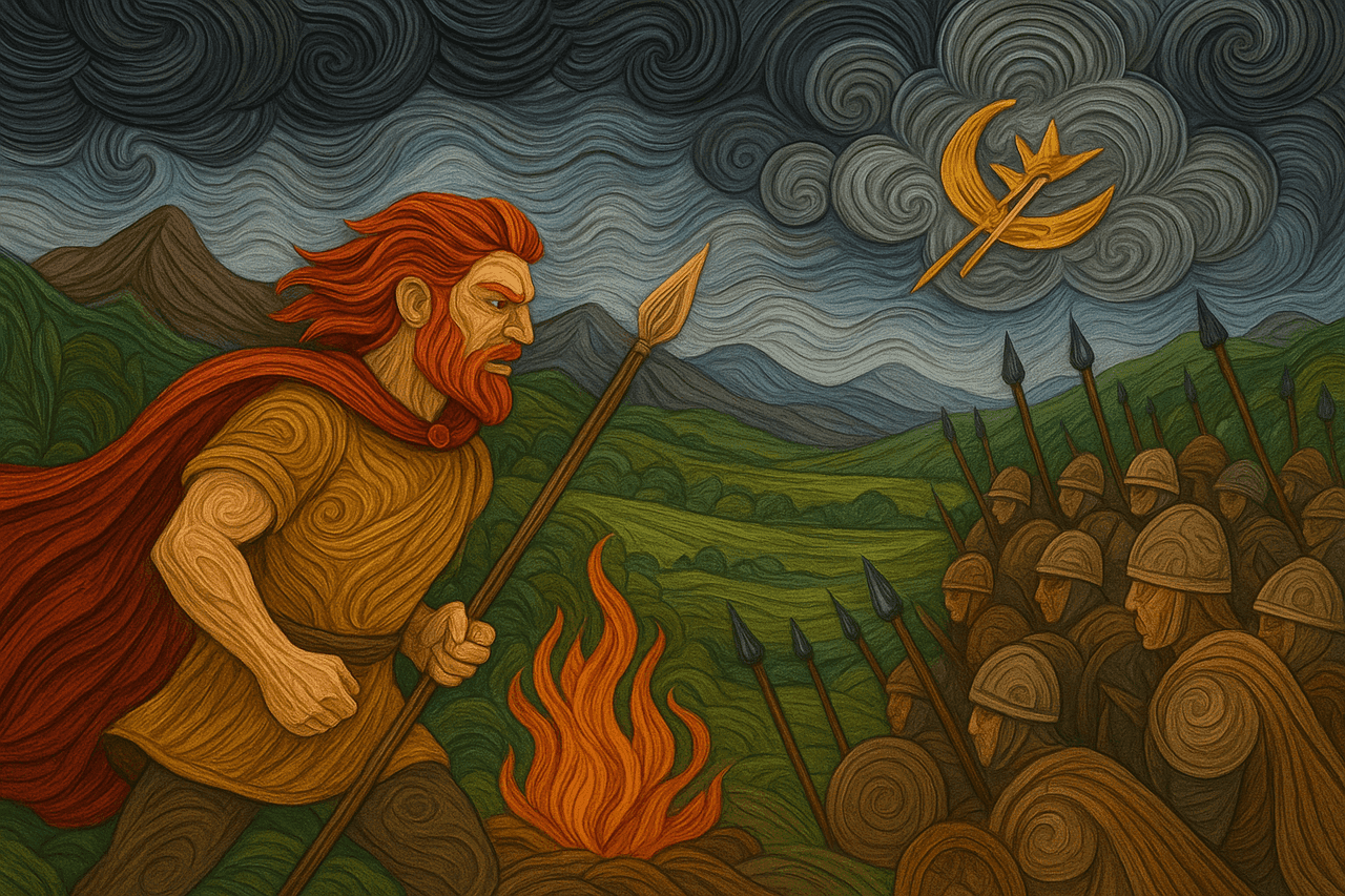 Ilustracion de El bermejo aspira a ser rey