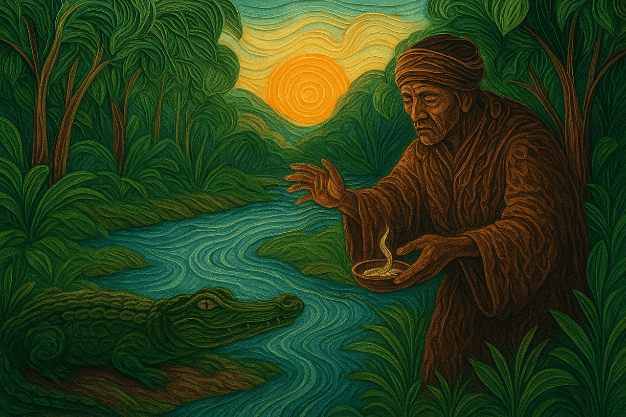 Ilustracion de El brujo de la Costa del Pauto