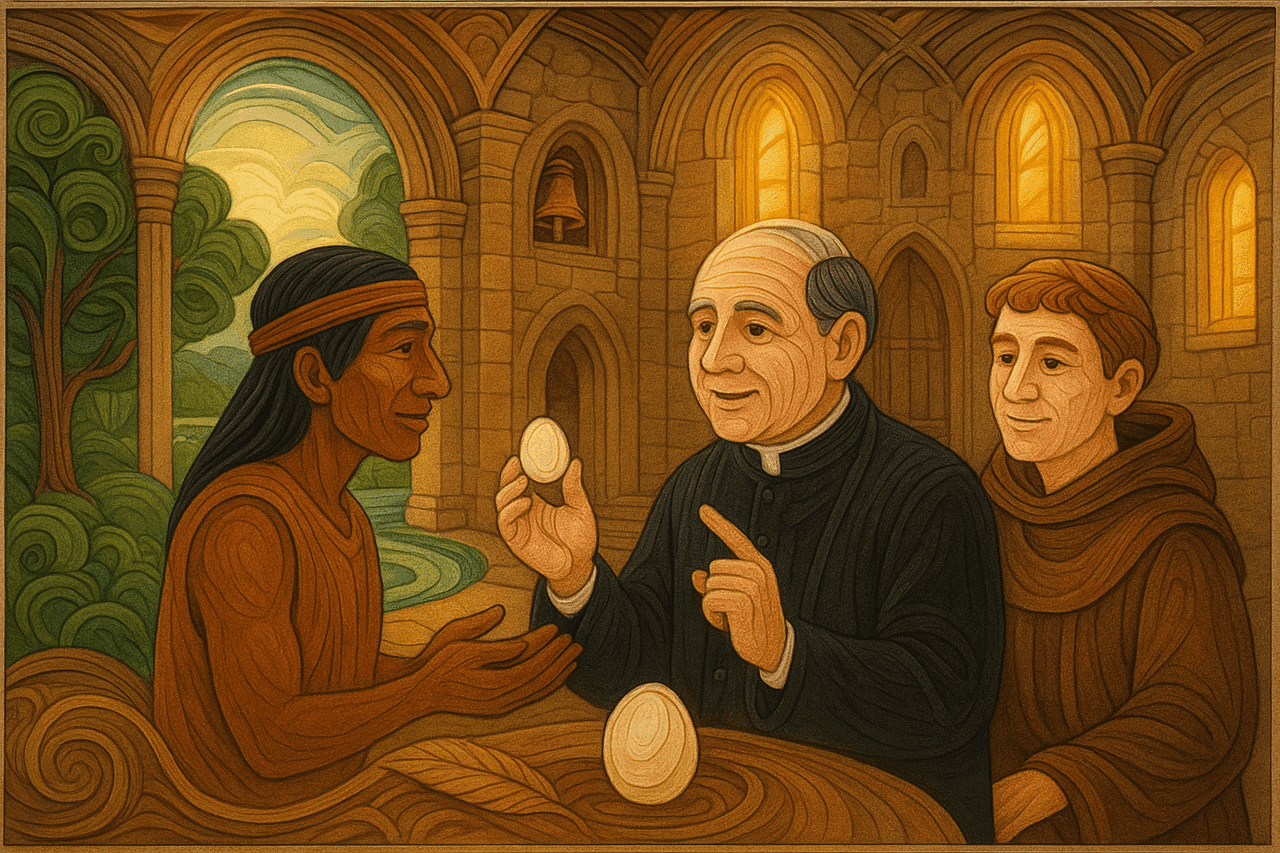 Ilustracion de El desayuno del indio