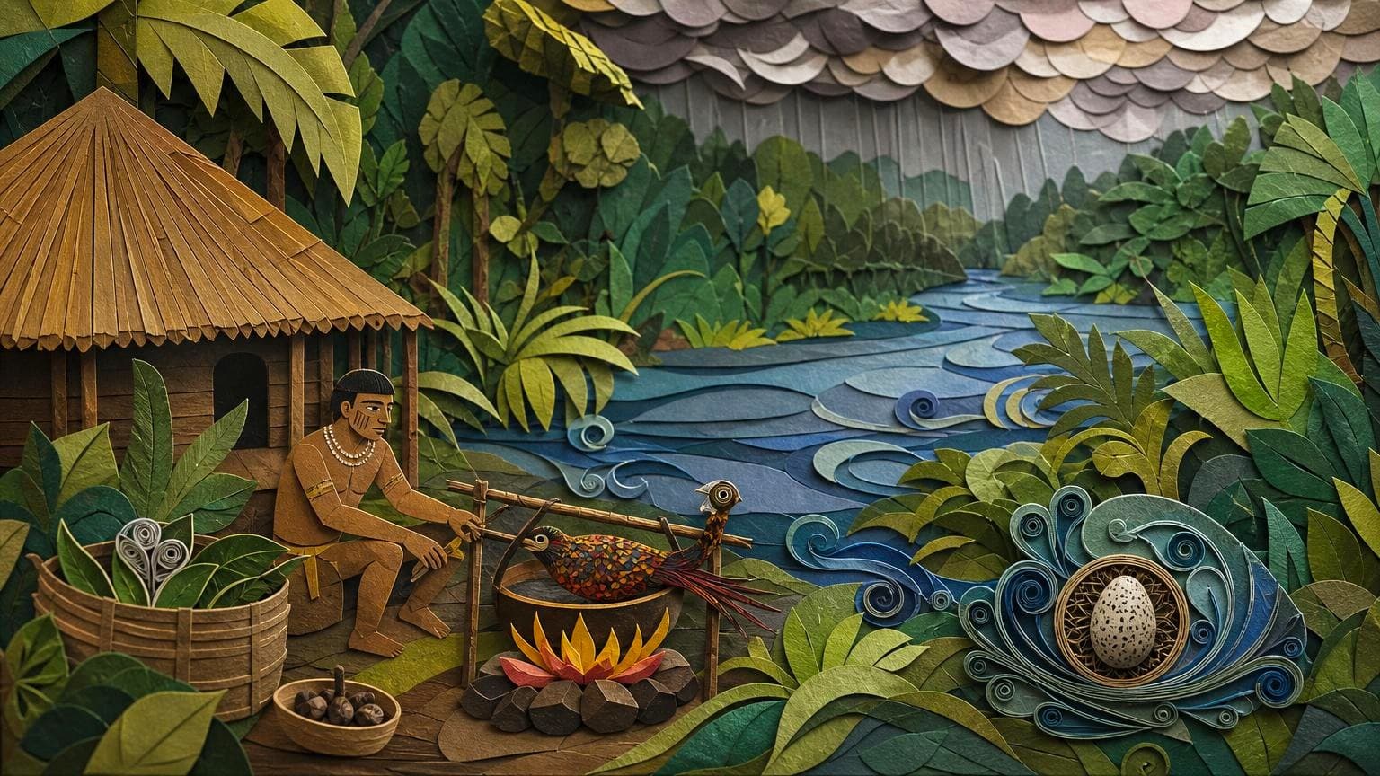 El Diluvio y las Hazañas de Buinaima
