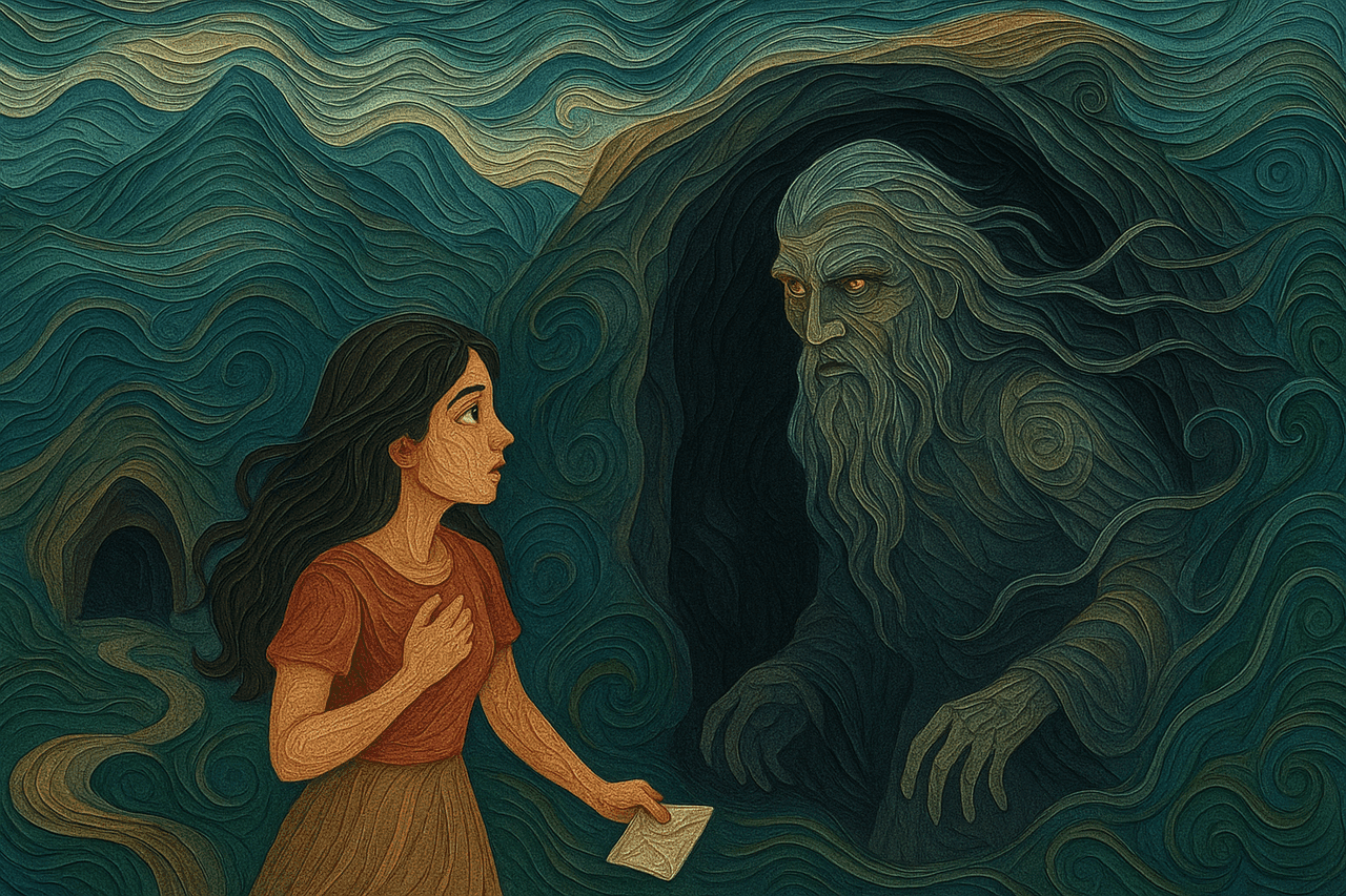 Ilustracion de El ermitaño iracundo