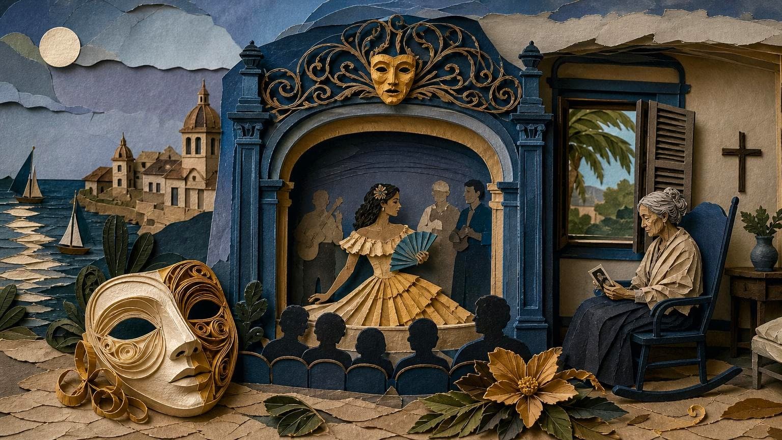 El fantasma del teatro azul