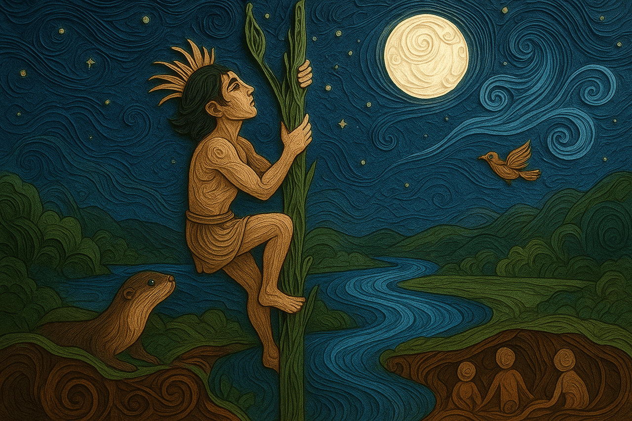 Ilustración de El hijo de la nutria