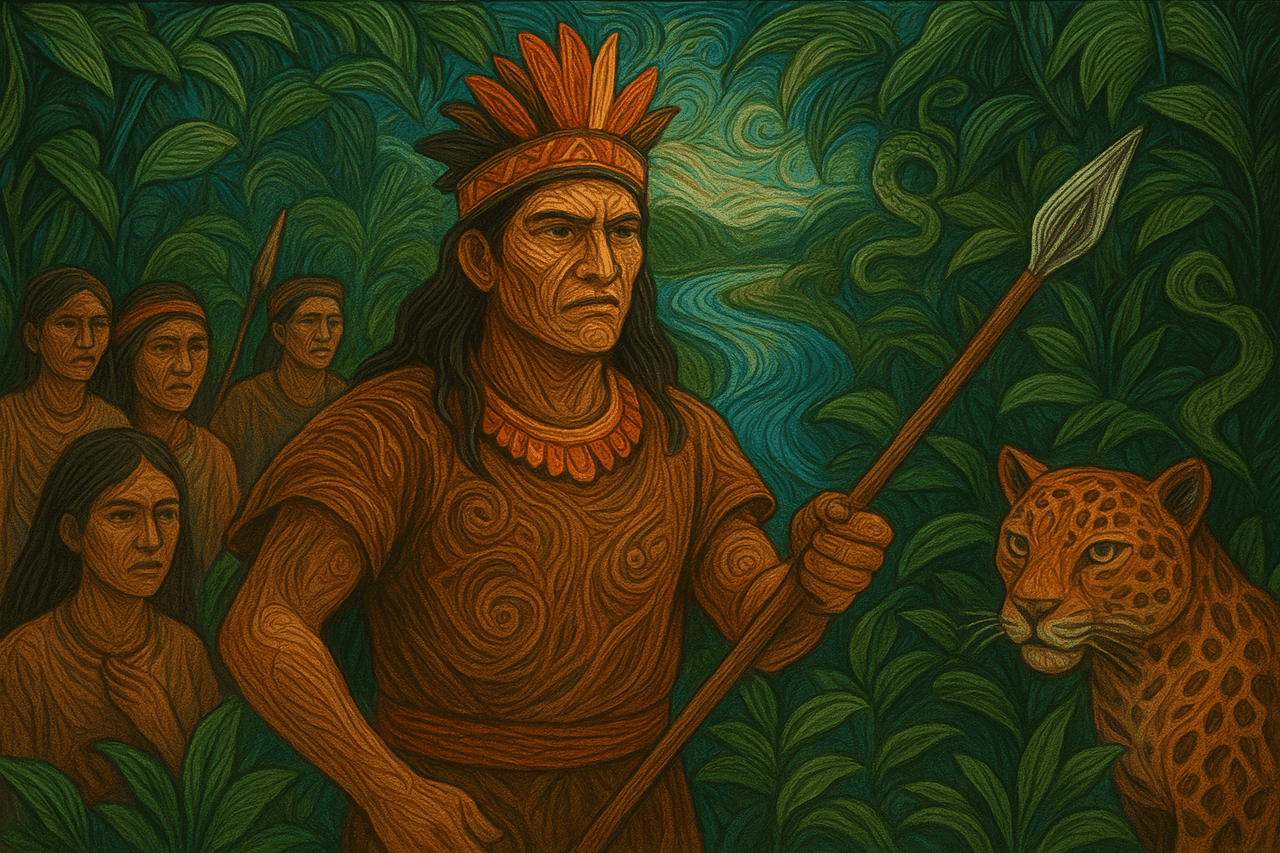 Ilustracion de El nacimiento de los Matapi