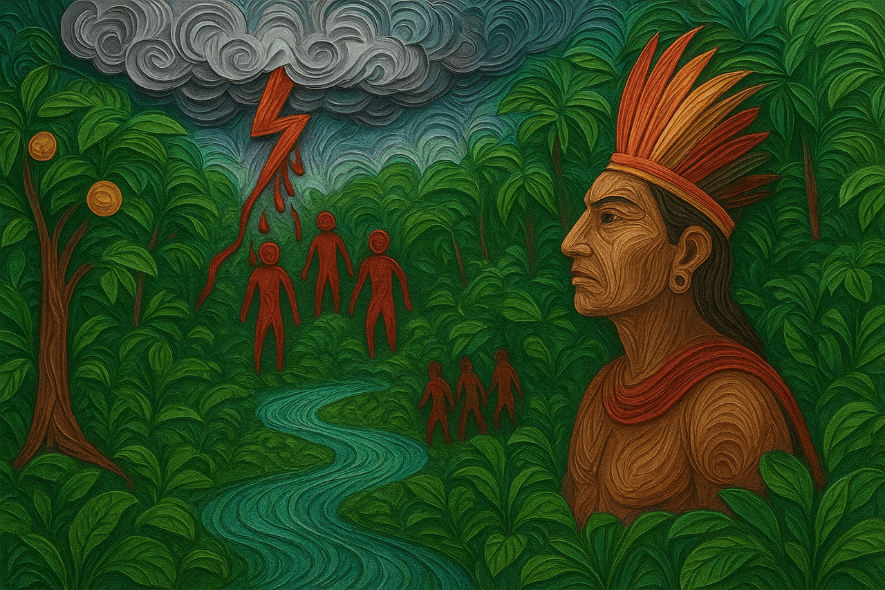 Ilustracion de El origen del hombre