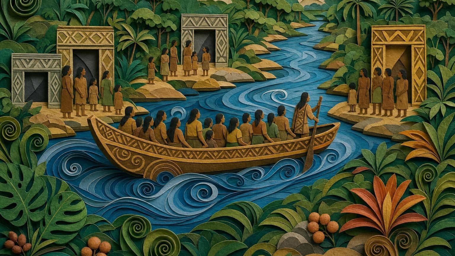 La Canoa de Transformación y el origen de los pueblos