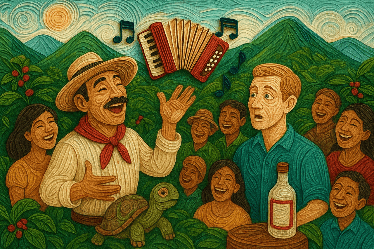 Ilustracion de El paisa y el gringo