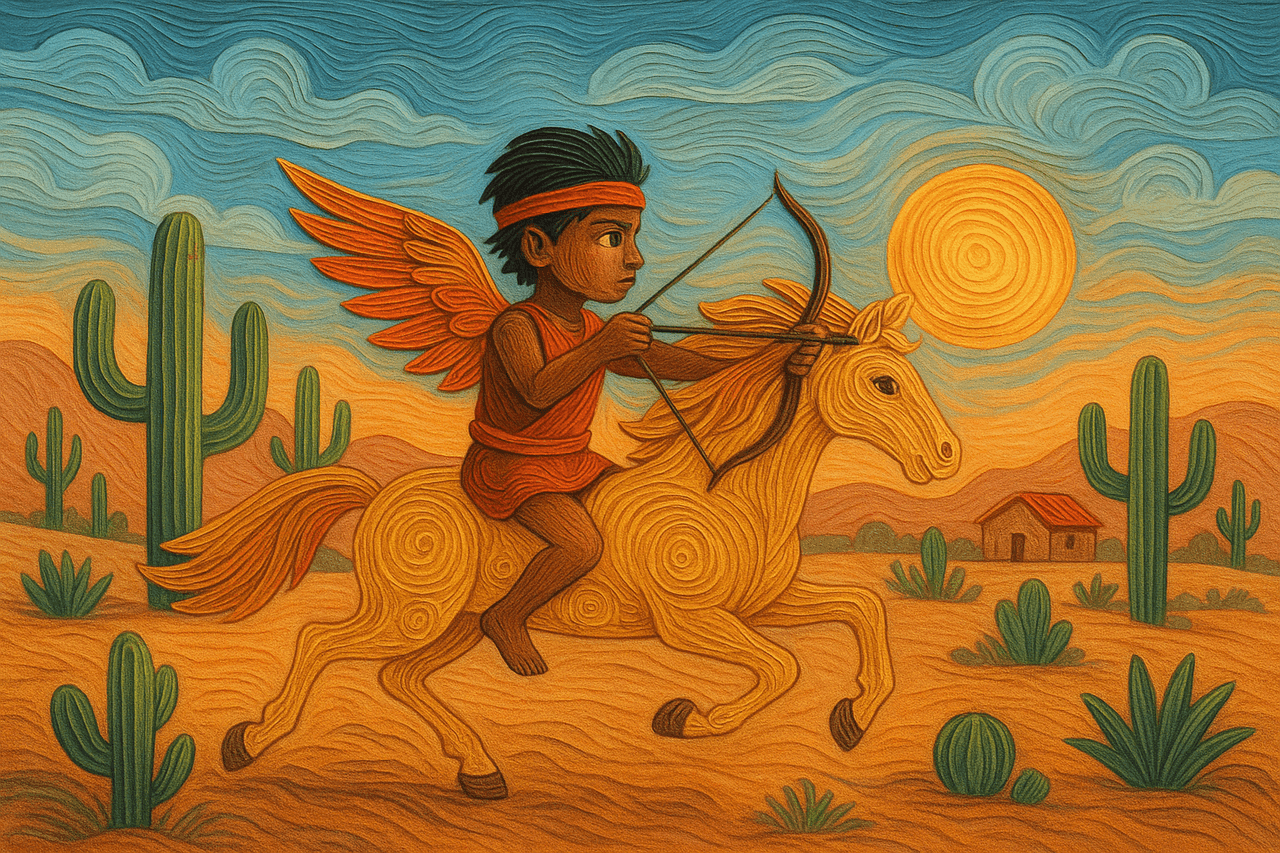 Ilustracion de El pequeño indio Kosina