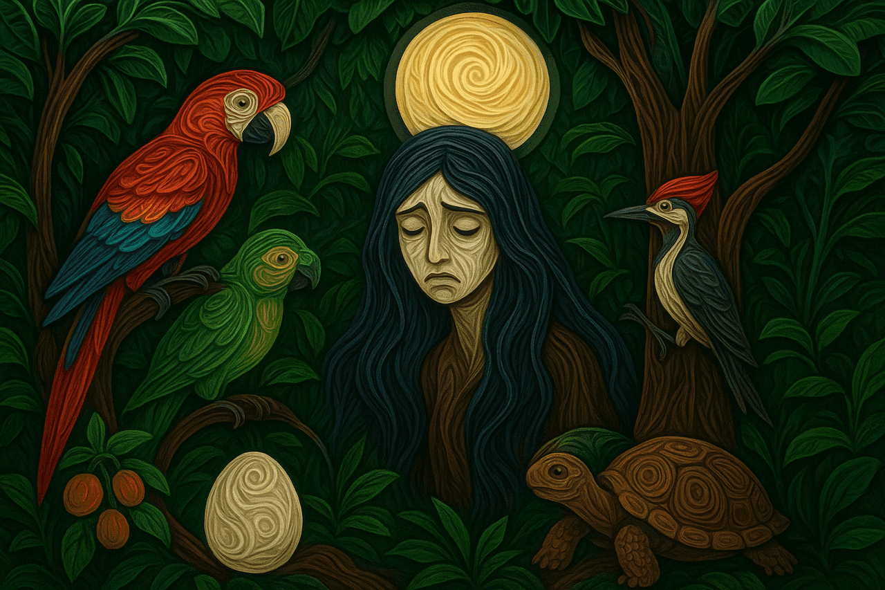 Ilustración de El sol que nace en Araracuara