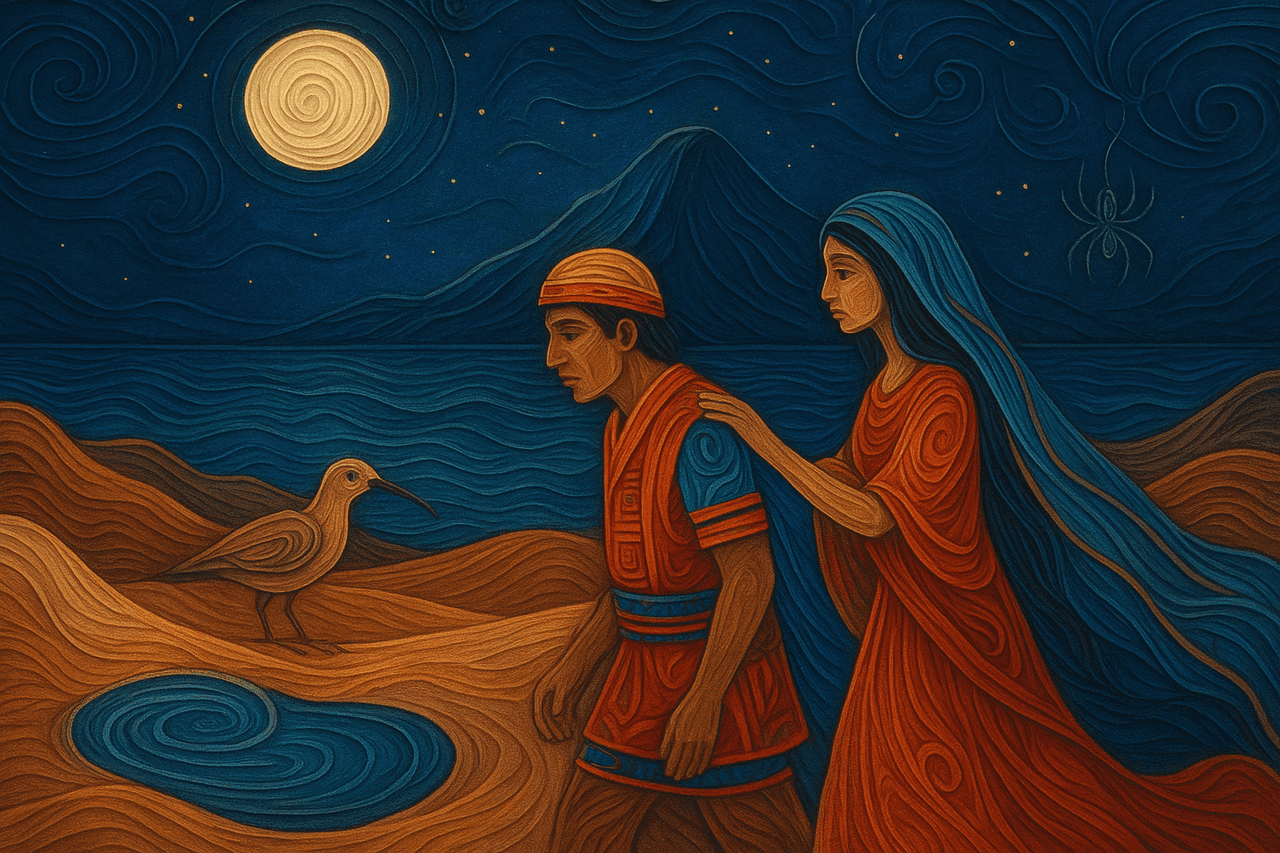 Ilustracion de El viaje del más allá