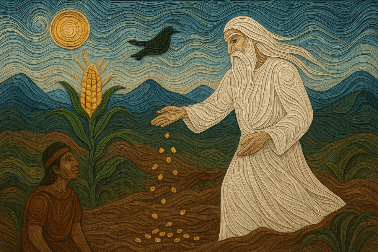 Ilustración de En el principio fue el maíz