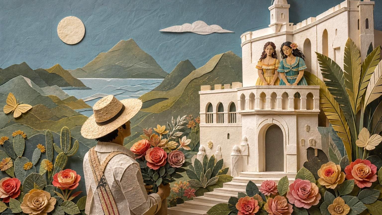 Este era un rey que tenía dos hijas bonitas