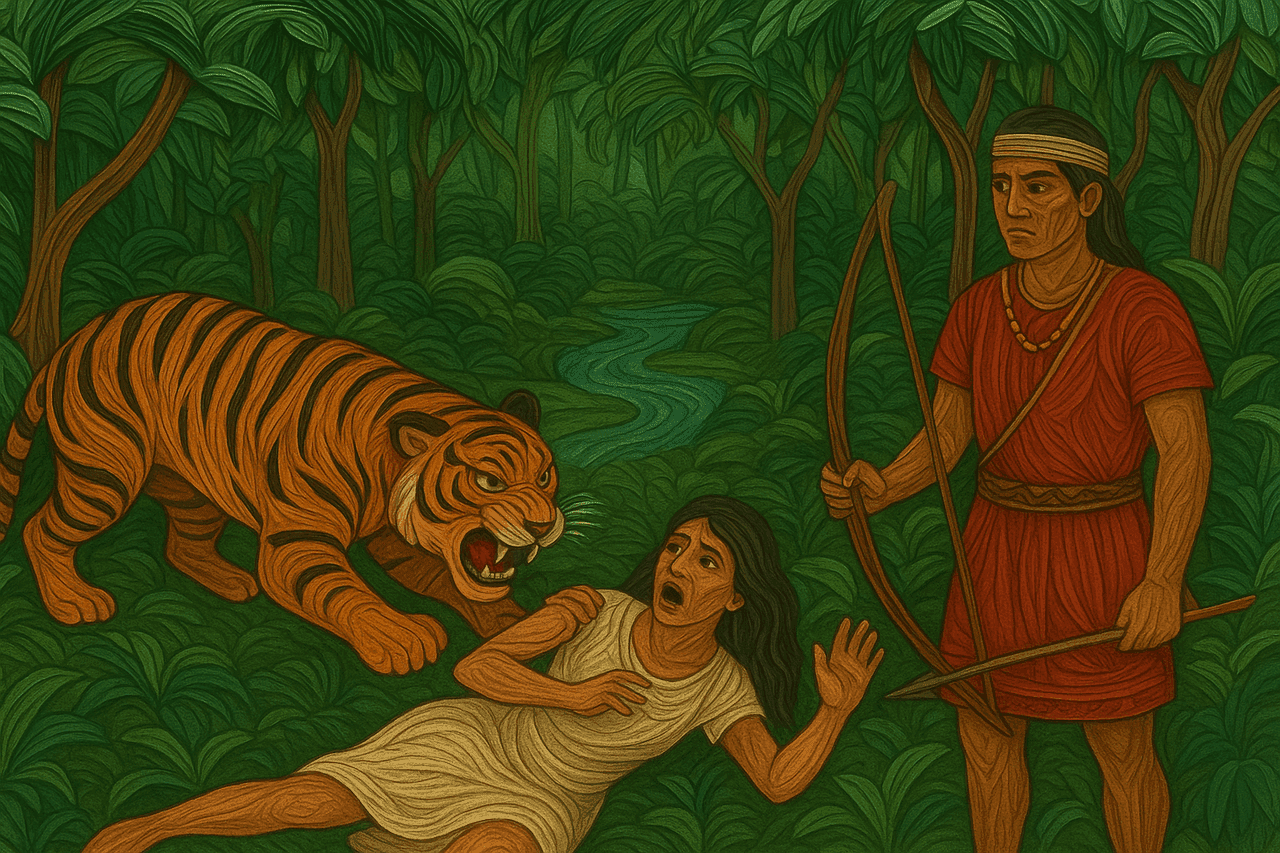 Ilustración de Historia de un tigre