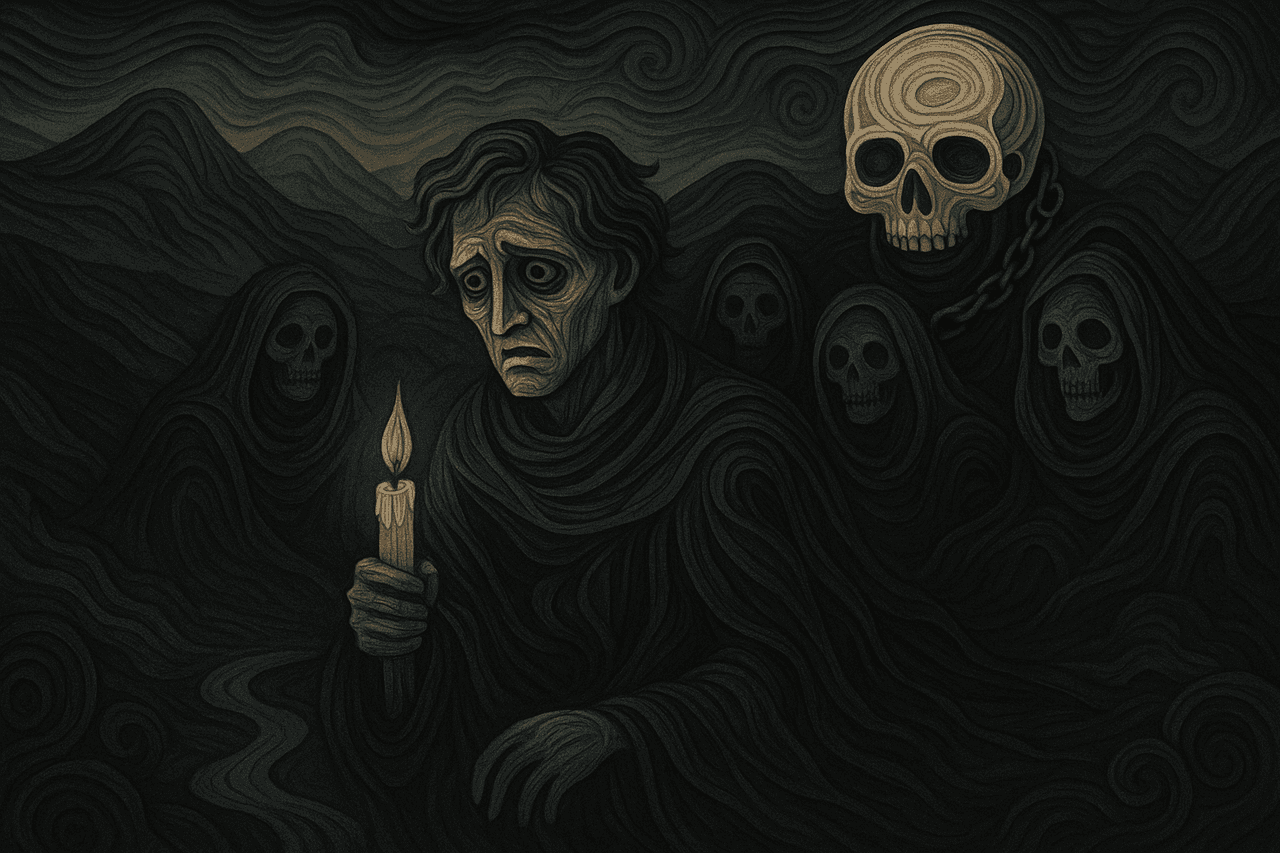 Ilustracion de La barbacoa del muerto