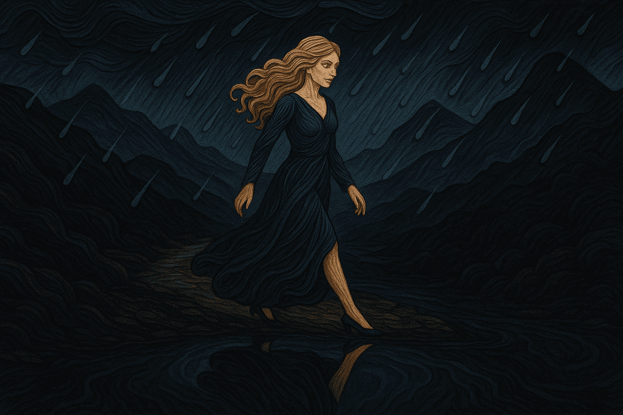 Ilustracion de La bruja de los ojos miel