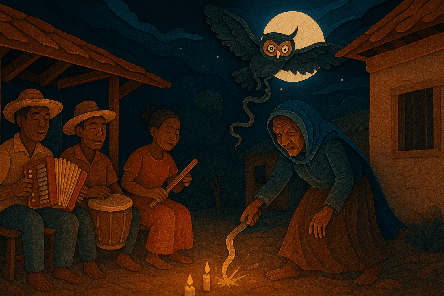 Ilustracion de La Bruja del Trinche