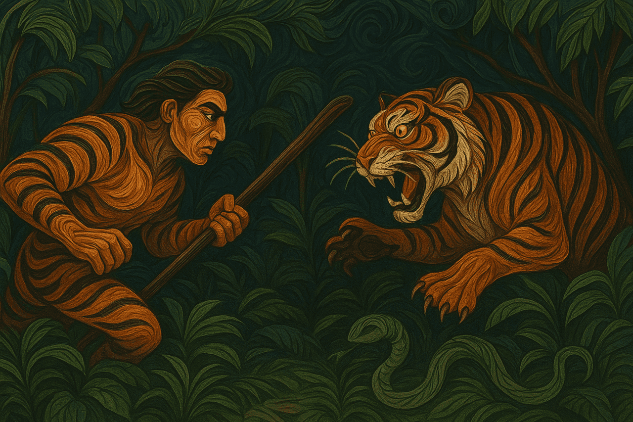 Ilustracion de La brujería de la danta