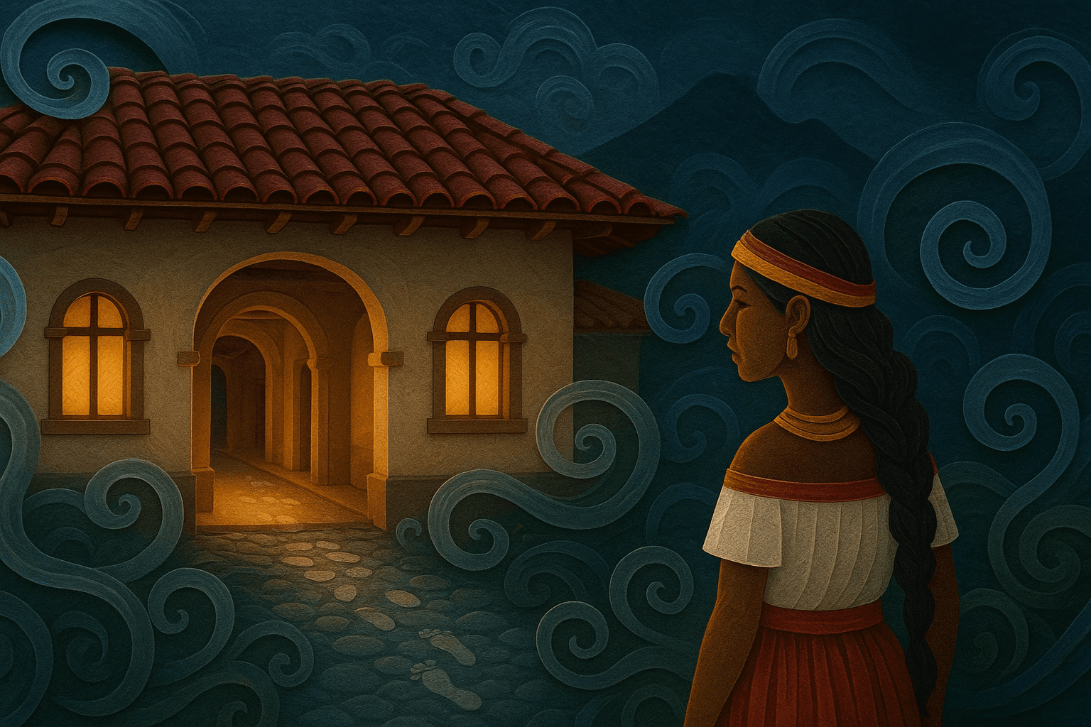 Ilustracion de La Casa de la Tradición