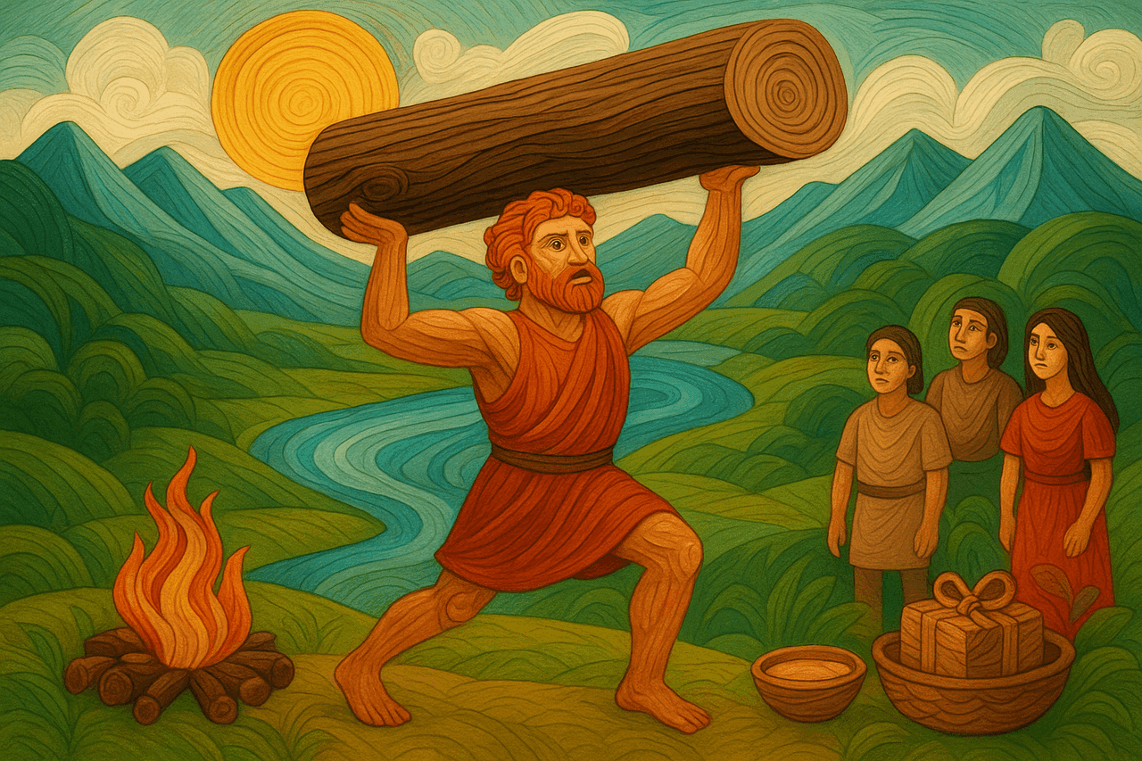 Ilustracion de La historia del bermejo