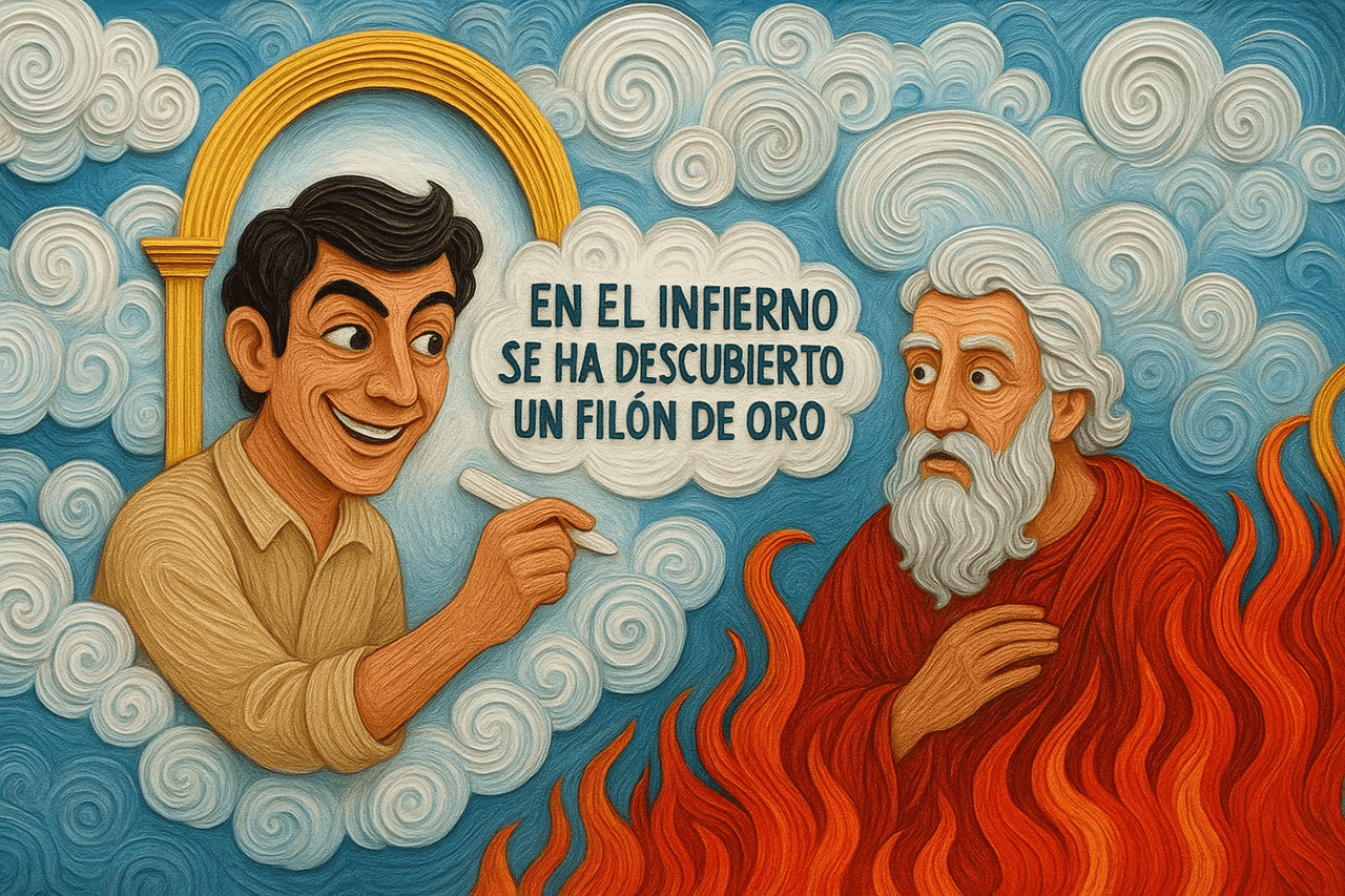 La mina de oro en el infierno