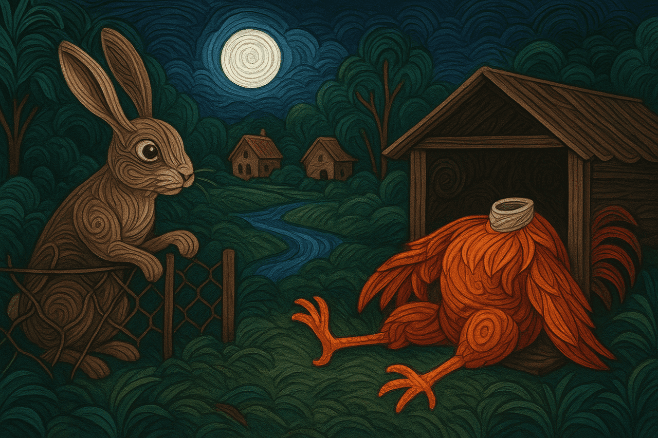 Ilustracion de La muerte de tío conejo