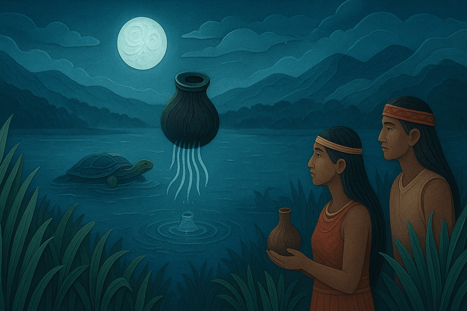 Ilustración de La Totuma de la Cocha