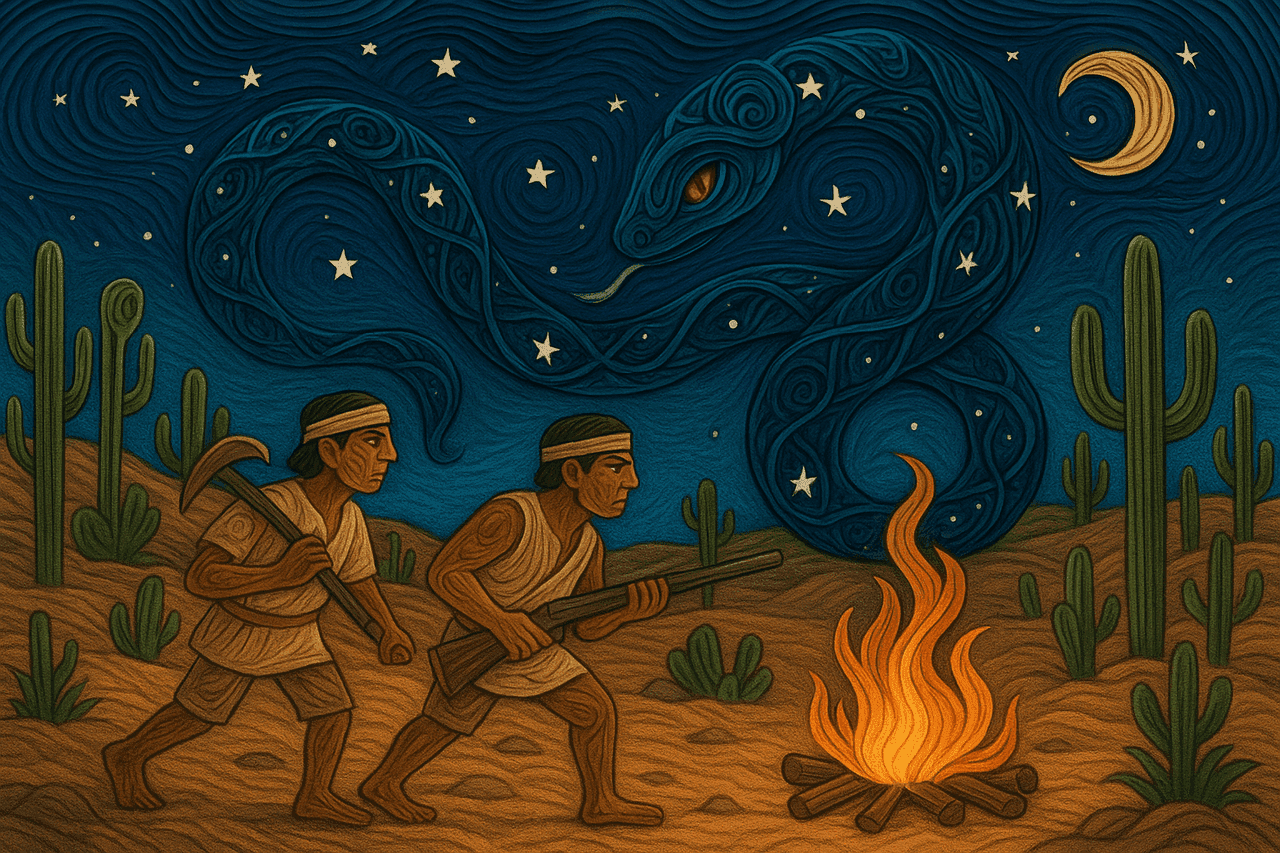 Ilustración de Las Wanulus y el Valle de la Muerte