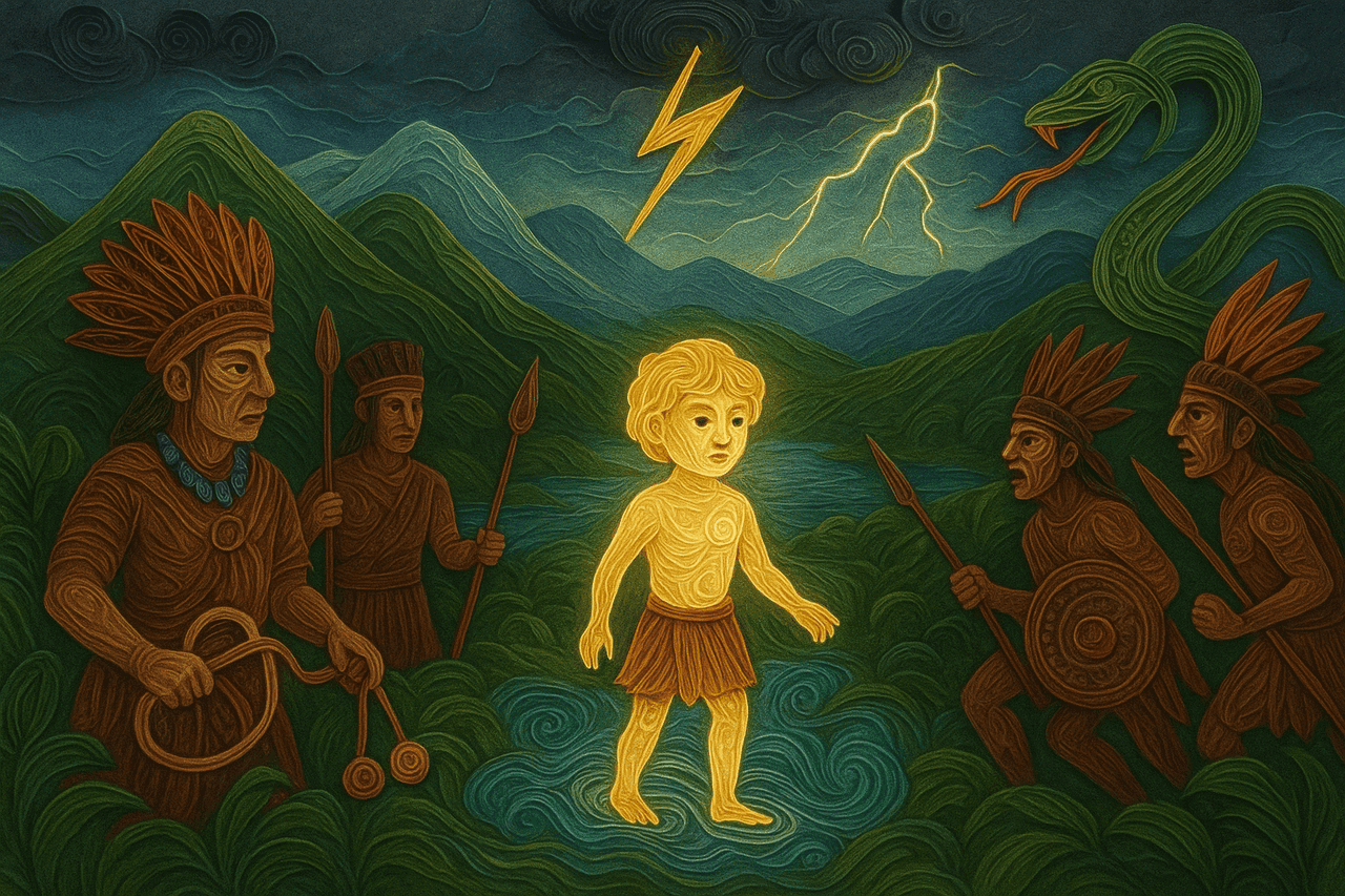 Ilustración de Llíban, El Hijo del Trueno