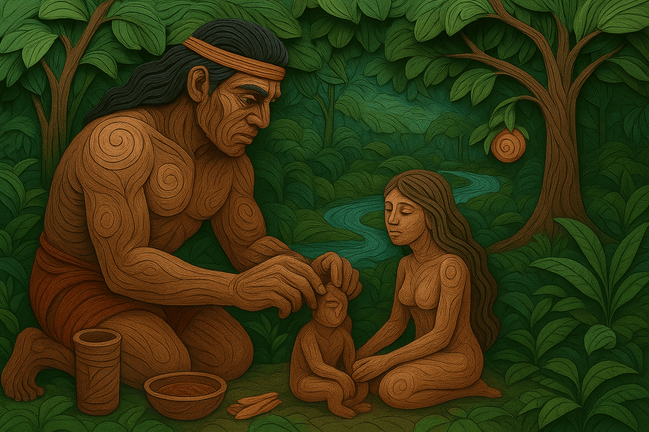 Ilustración de Los blancos dominan a los indios